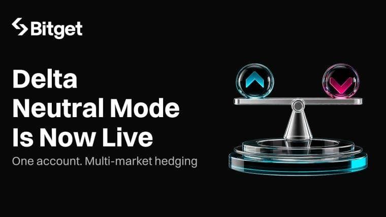 Bitget Introduces Delta Neutral Mode for Hedged Trading Strategies