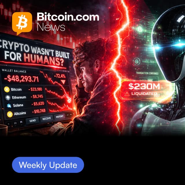 Crypto Was Never Designed for Humans | $230M Liquidations, Clarity Act & AI Agents