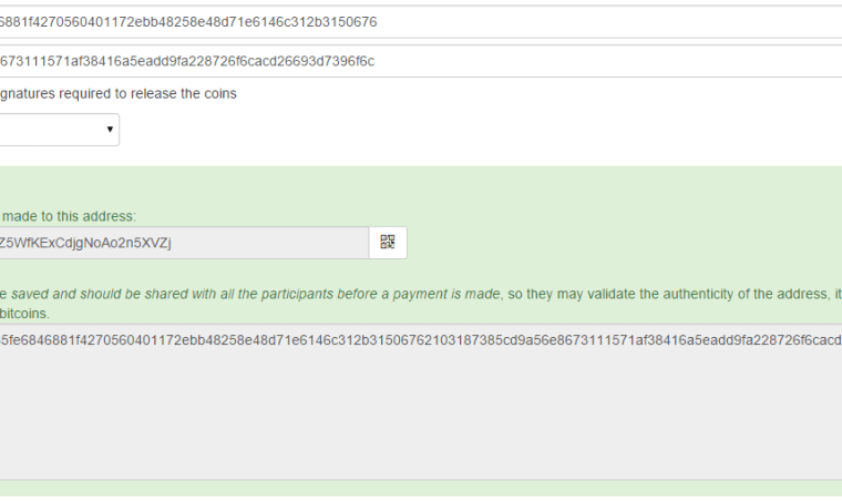 How to create a multisig address and spend bitcoin from it