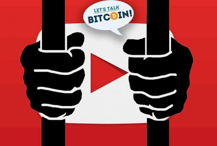 'Let's Talk Bitcoin' Youtube Channel Suspended for Copyright Infringement