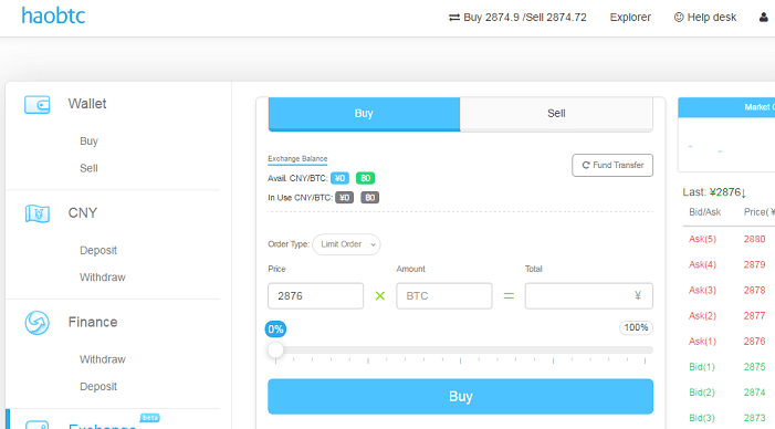 Chinese company HaoBTC launches bitcoin exchange