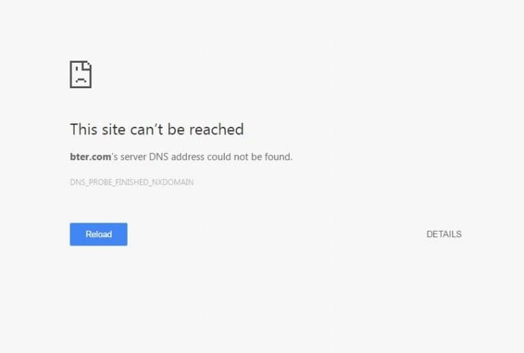 Cryptocurrency exchange Bter offline, rumors begin to circulate (updated)
