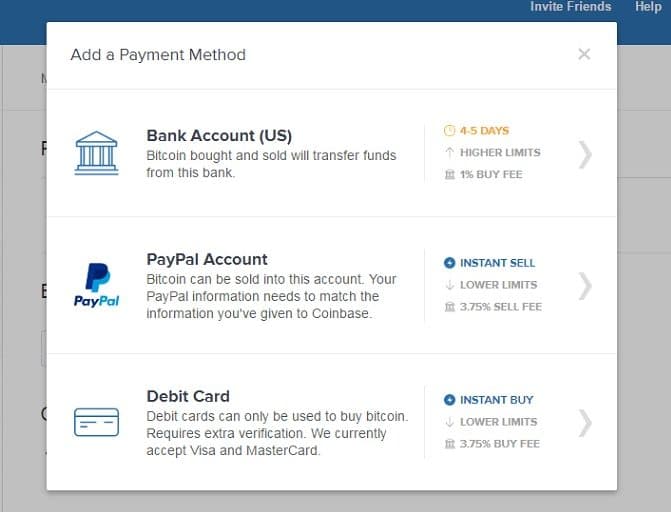 Coinbase integrates PayPal as a payment option