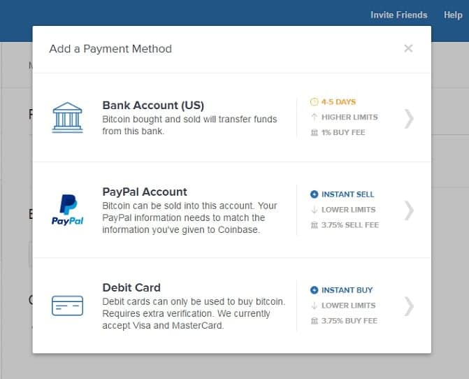 Coinbase integrates PayPal as a payment option
