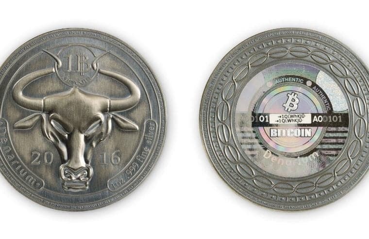 Coinmotion launches new Denarium Patinated Silver Coin
