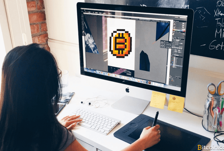 Pixelated Bitcoin Logo Gets Painted on the R/Place Canvas Experiment