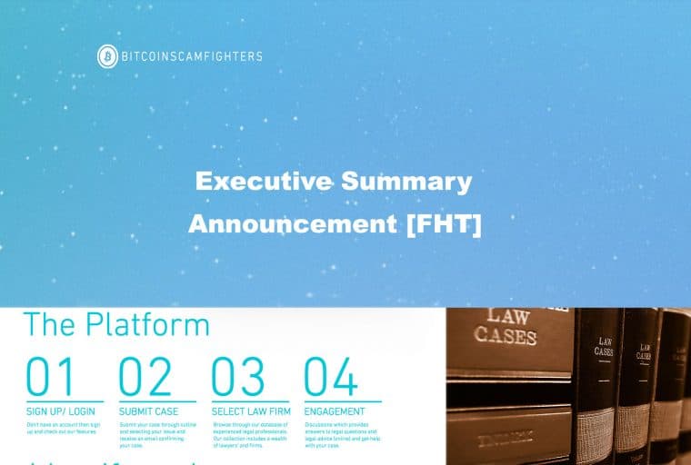 Bitcoin Scam Fighters – First Legal-Services Offering Platform to Fight Cryptocurrency Scams
