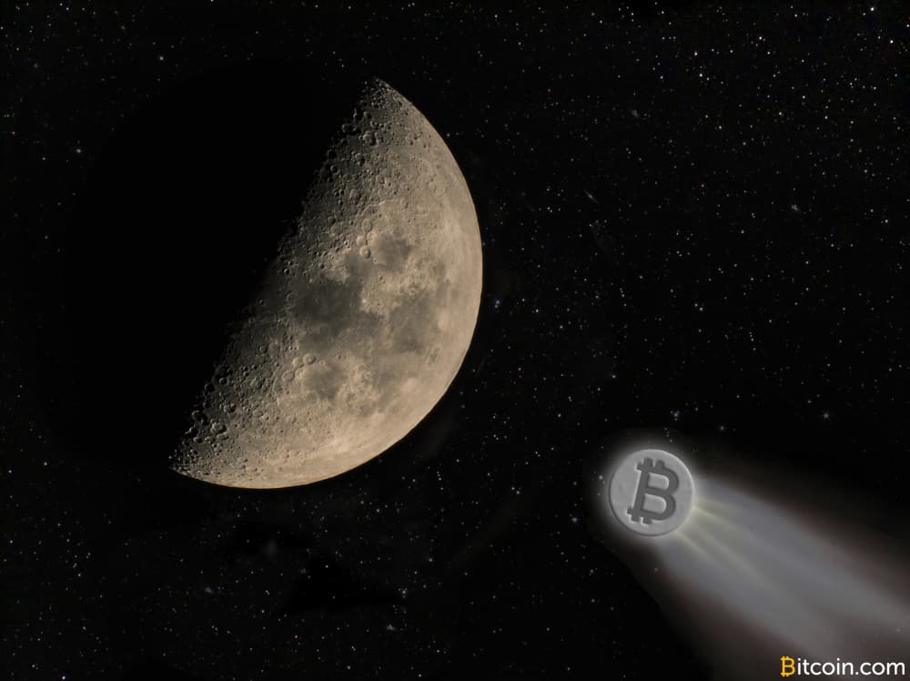 Bitcoin's Meteoric Price Rise to the Moon Reaches $2000