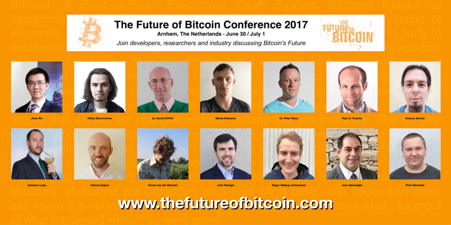 The Future of Bitcoin Conference 2017