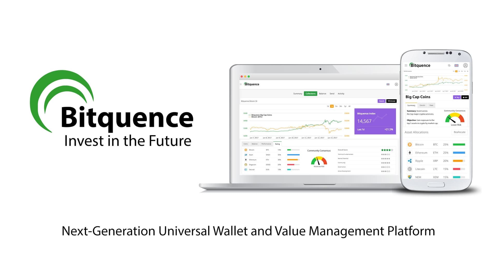 PR: Bitquence Announces Crowd Sale for Crypto Wallet With Asset Management and Liquidity Network
