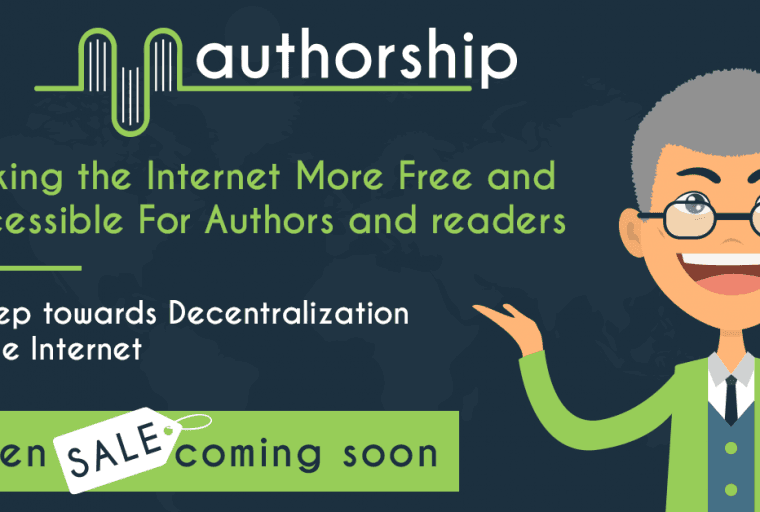 PR: ICO for Authorship Tokens Will Be Open for Investors from 15th August