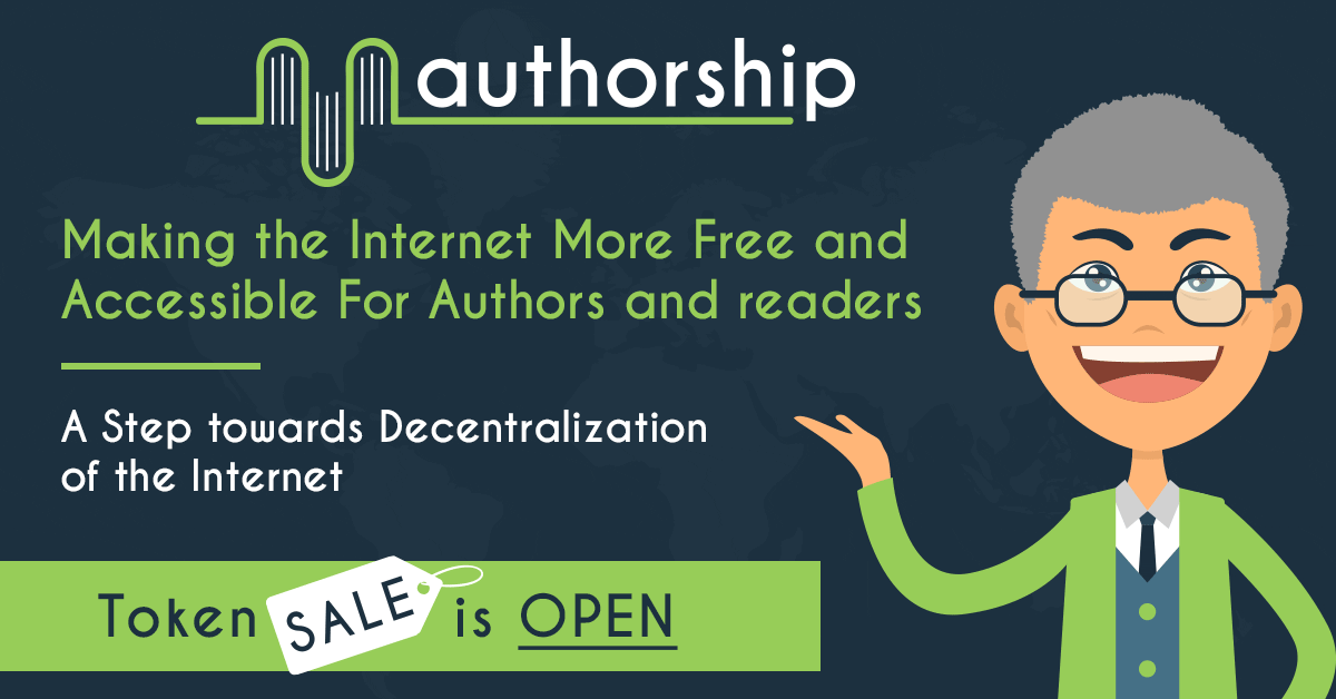 PR: Authorship.com ICO Raised $1M, Still Has 2 Weeks Left Accepting Investments
