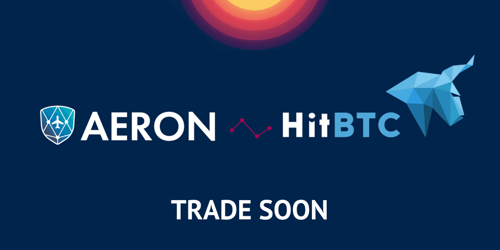 PR: Aeron Blockchain Flight Safety Startup Announces Agreement to List Aeron ARN Token on HitBTC