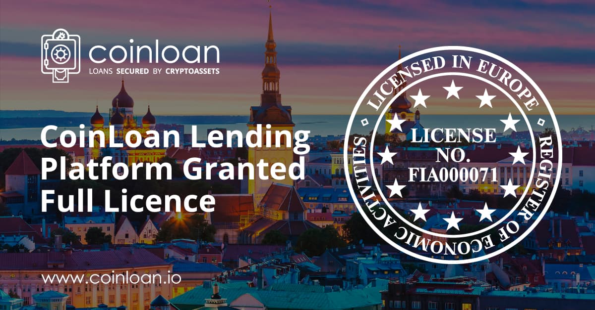 PR: CoinLoan Lending Platform Granted Full License