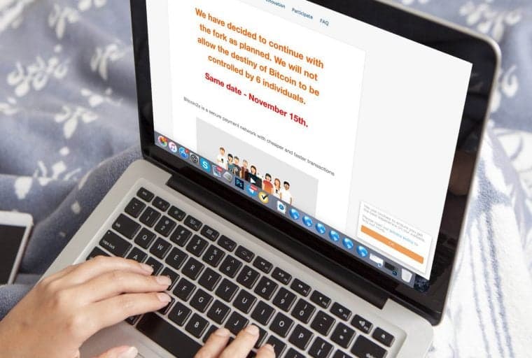 A New Website Claims the Segwit2x Hard Fork Isn't Going Away