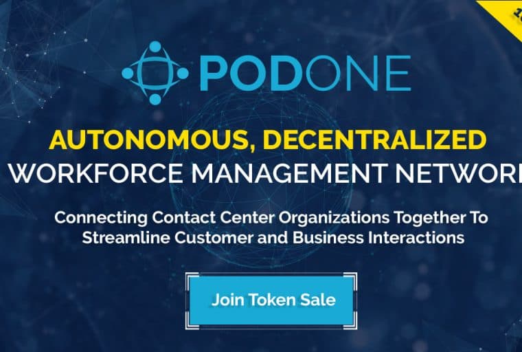 PR: PodOne, the Uber of In-House and Remote Contact Center Agents, Files US Patent and Launches Pre-ICO Campaign
