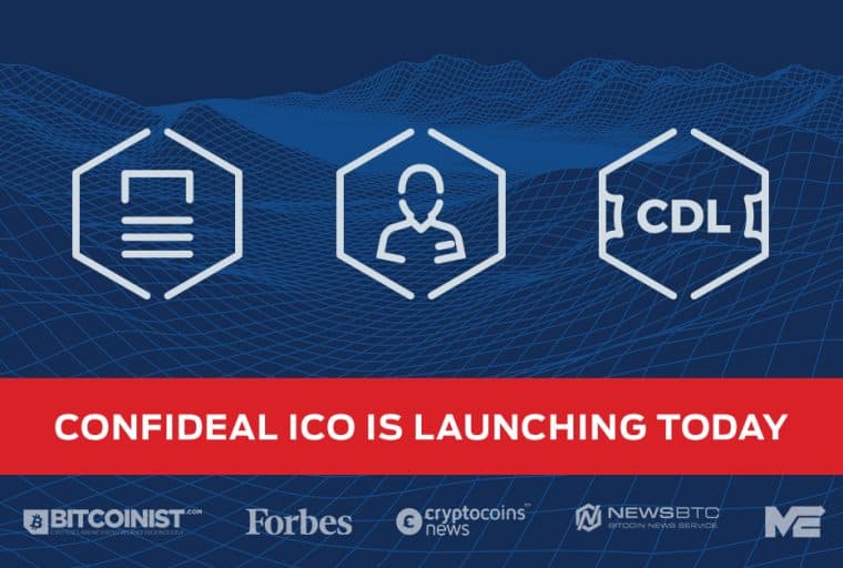 PR: Confideal, a Smart Contract Management Platform Announces the Start of Their Initial Coin Offering (ICO) After Garnering Cooperation with 13 Companies and Creating an MVP
