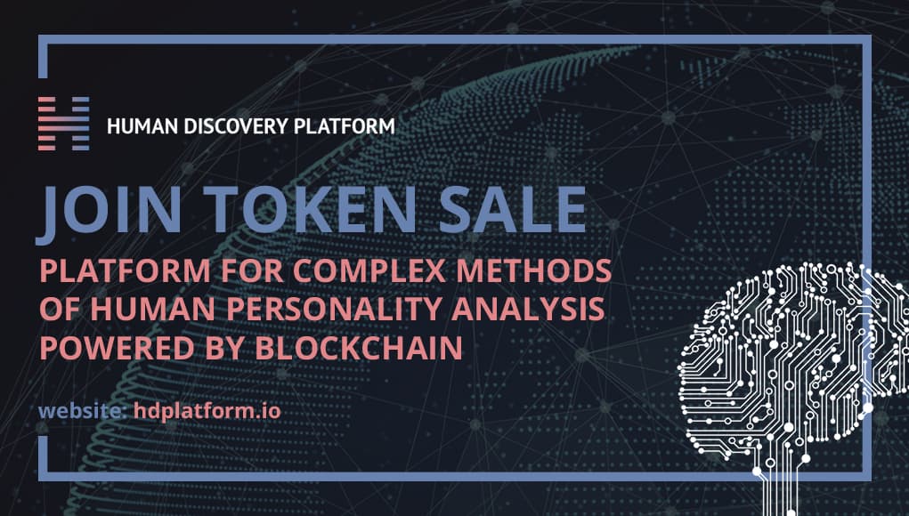 PR: Human Discovery Platform Token Sale Is Officially Opened