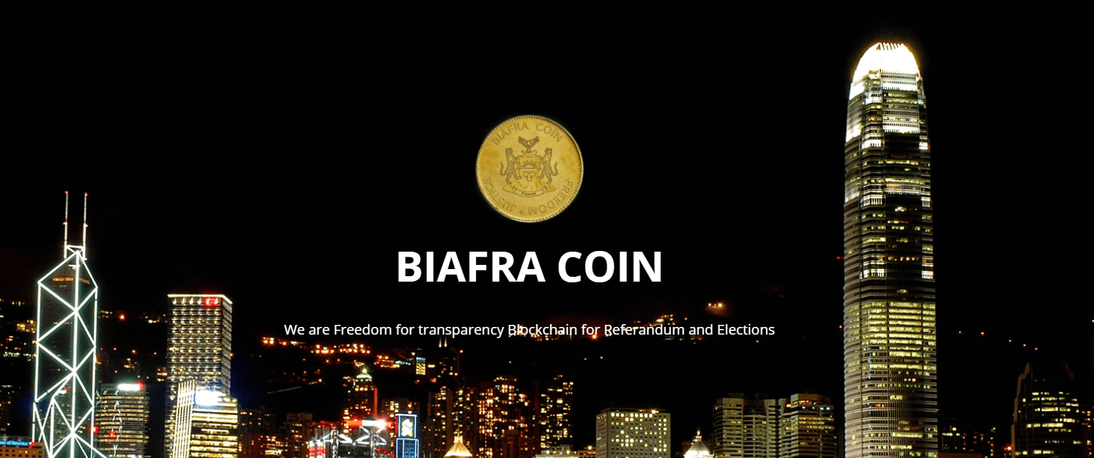 PR: Biafracoin ICO - Blockchain for Referendum and Election Voting
