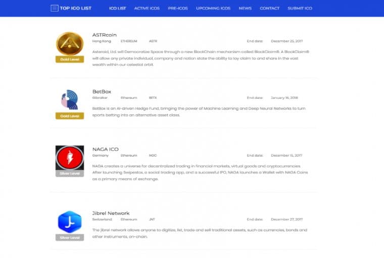 PR: Ultimate ICO (Initial Coin Offering) Listing Service by Top ICO List