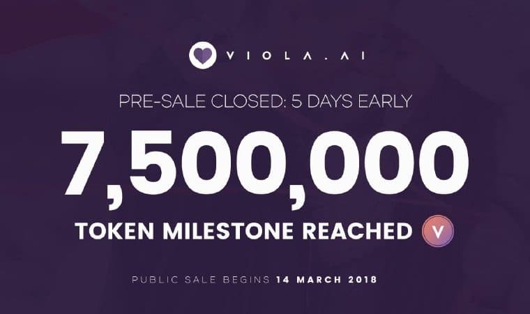 PR: Viola.Ai Token Pre-Sale Sells out More Than 5 Days Ahead