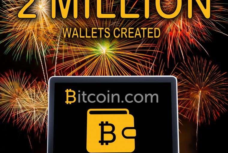 Bitcoin.com Wallet Celebrates 2 Million Wallets Created