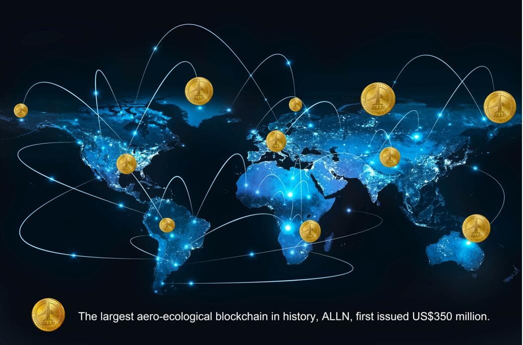 PR: Airline Blockchain Project ALLN Issued US$350 Million