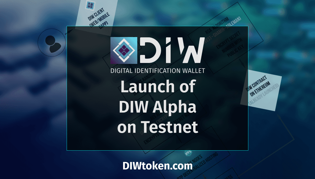 PR: DIWtoken.com - Alpha Launch on Testnet Before the End of ICO