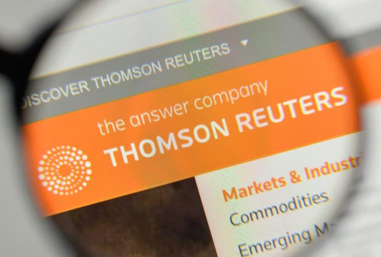 Thomson Reuters Launches Real Time Rates for Six Cryptocurrencies