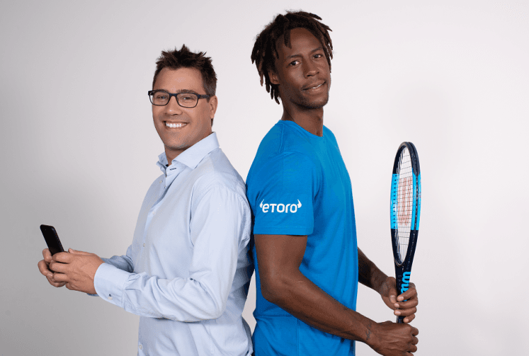 PR: Monfils Sponsorship with eToro