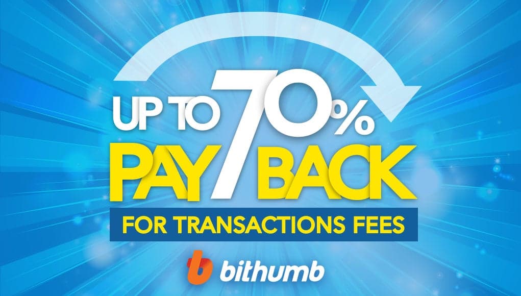PR: Bithumb to Refund New Users up to 70% on Fees
