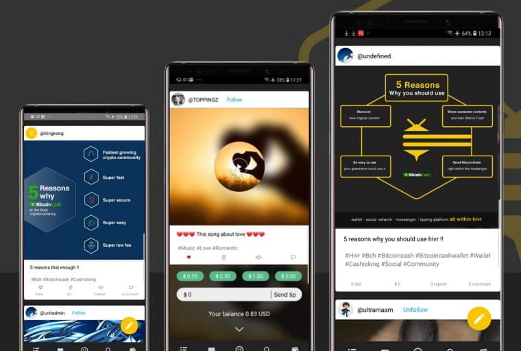 Developers Launch Bitcoin Cash Social Media App 'Hivr'