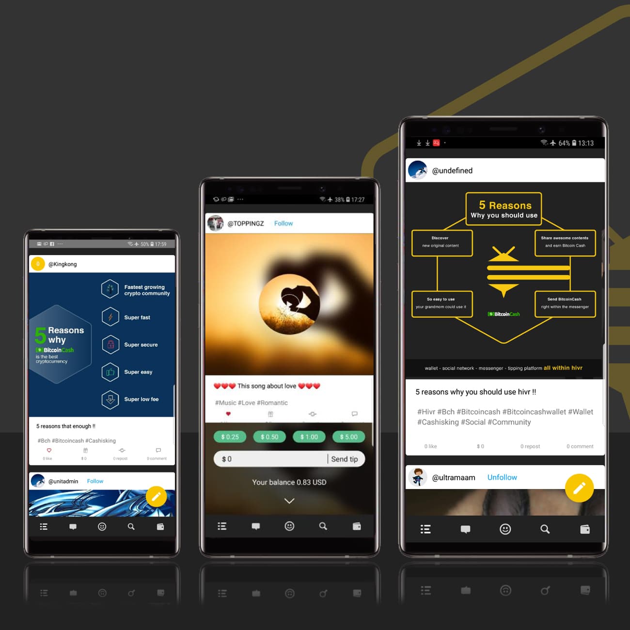 Developers Launch Bitcoin Cash Social Media App 'Hivr'