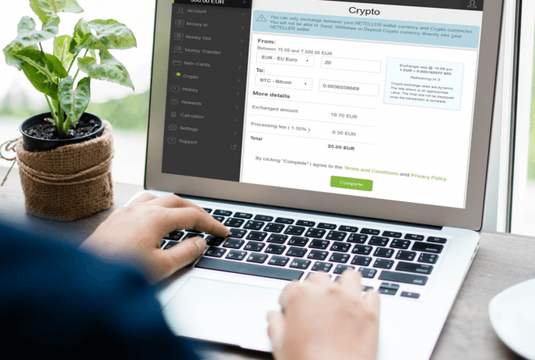 Online Fiat Wallet Neteller Launches Cryptocurrency Exchange Service