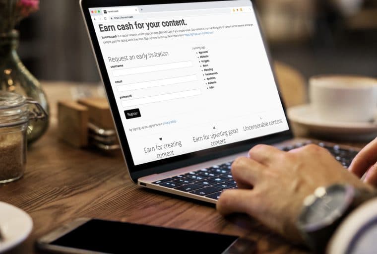 Content Creators Can Earn BCH Using the Honest Cash Platform