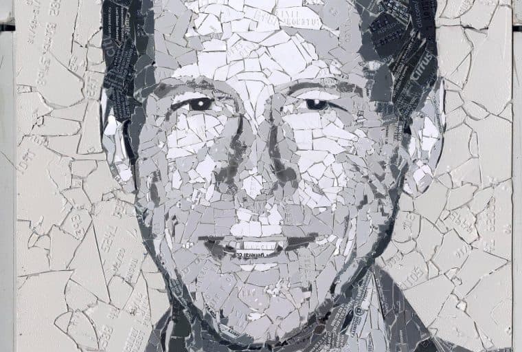 Cryptograffiti's Latest 'Running Bitcoin' Portrait Sees Auction Bids of Over $30K