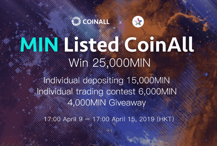 PR: CoinAll lists MINDOL and Offers a 25,000 MIN Giveaway