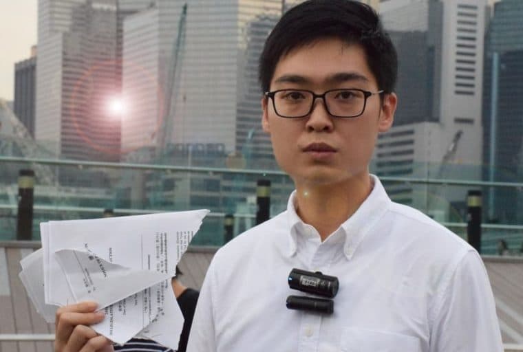 Hong Kong Protest Leader Hopes to Incite Run on Chinese Banks
