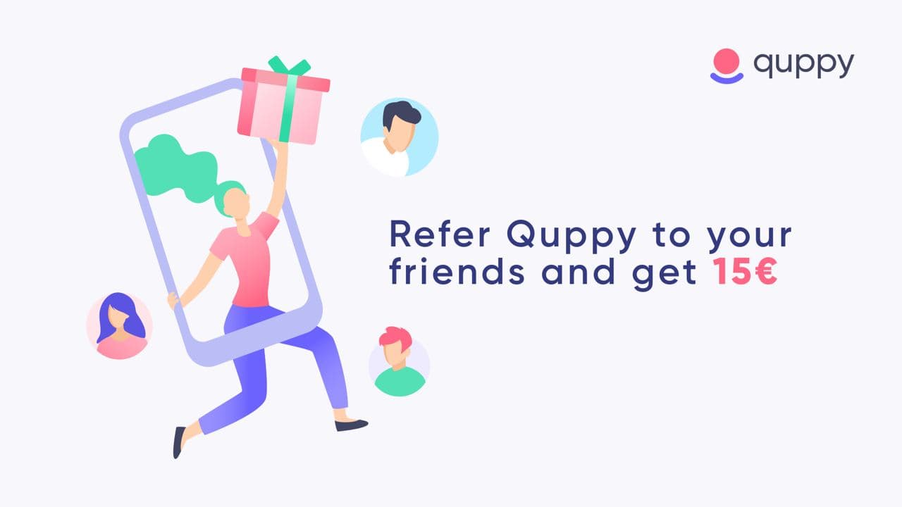 Quppy Users Are Offered a Referral Program