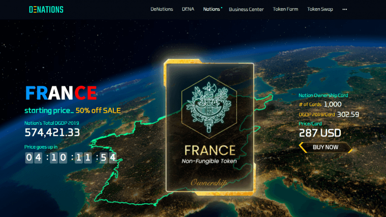 DeNations, a Blockchain-Powered Metaverse, Launches the First INO - Initial Nations Offering