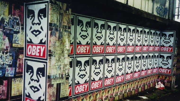 Iconic 'Obey' Street Artist Shepard Fairey to Auction an NFT Mural on Superrare