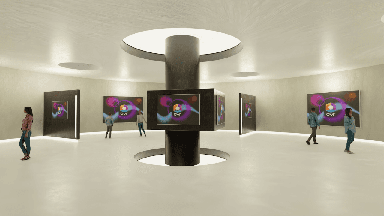 OVR Launches Futuristic Virtual Gallery for NFTs and More