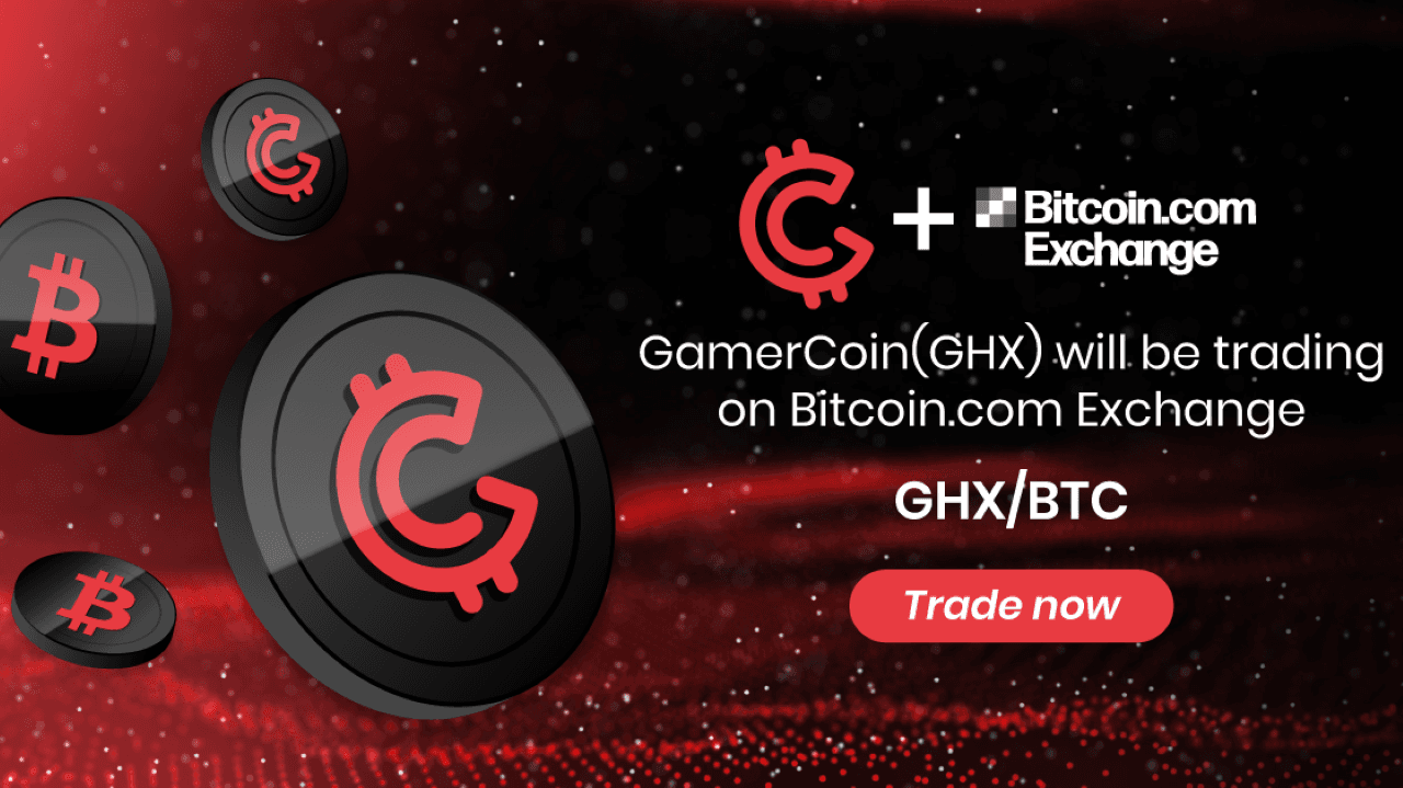 GamerHash (GHX) Token Is Now Listed on Bitcoin.com Exchange