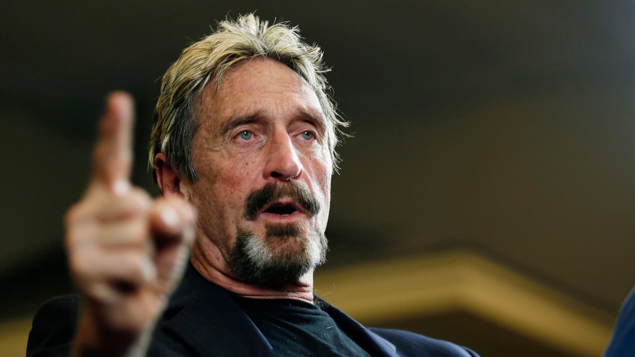 John McAfee Says the Feds Seized All His Assets: 'I Have No Hidden Crypto, I Have Nothing, I Regret Nothing'