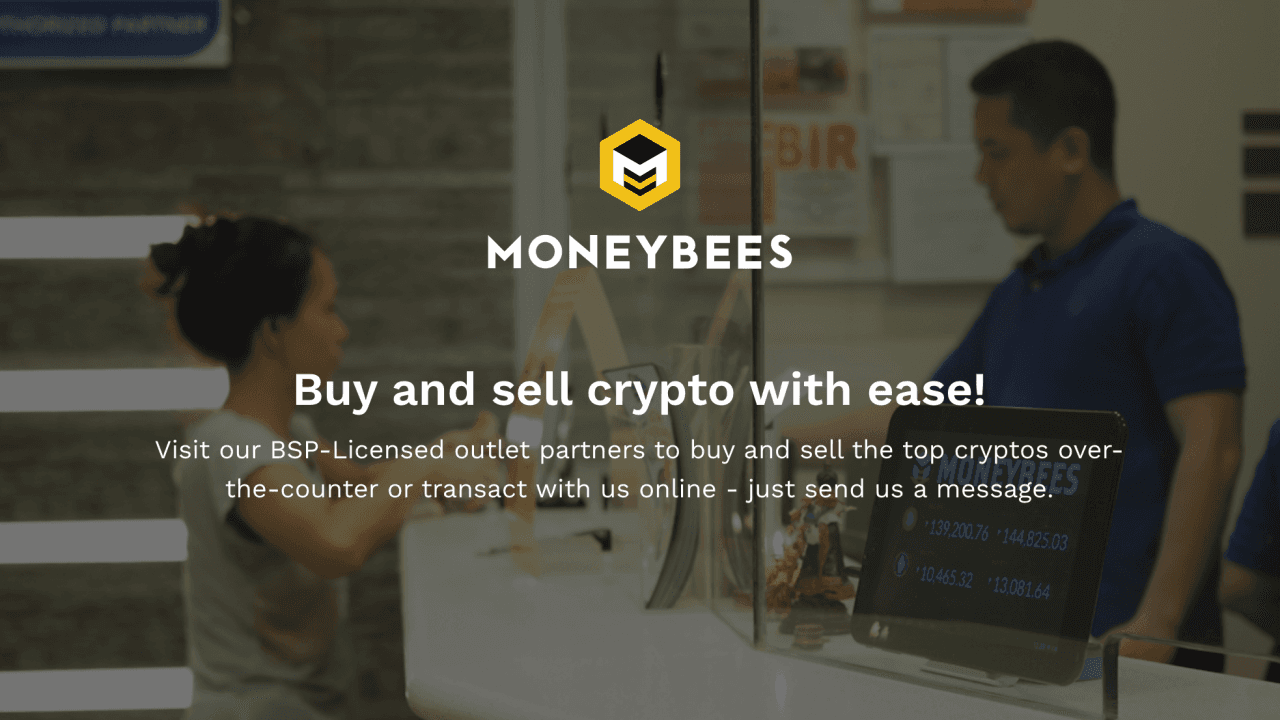 Filipinos Can Now Cash in Crypto Without Fees  Through Moneybees OTC Outlets