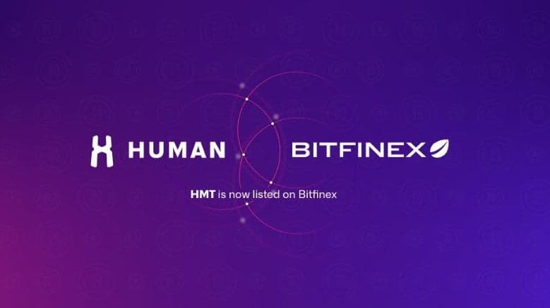 HUMAN Protocol (HMT) Announces Listing on Bitfinex
