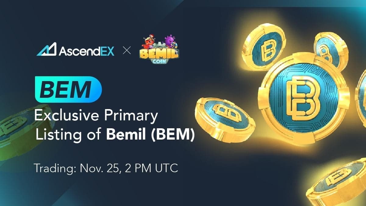 AscendEX Lists Bemil Token BEM