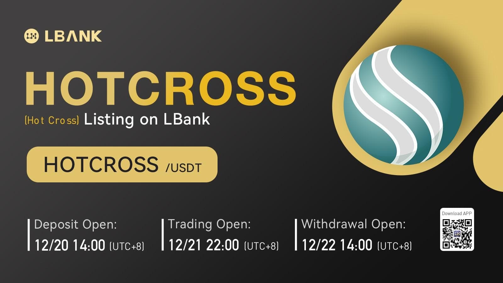 LBank Exchange Will List Hot Cross (HOTCROSS) on December 21, 2021