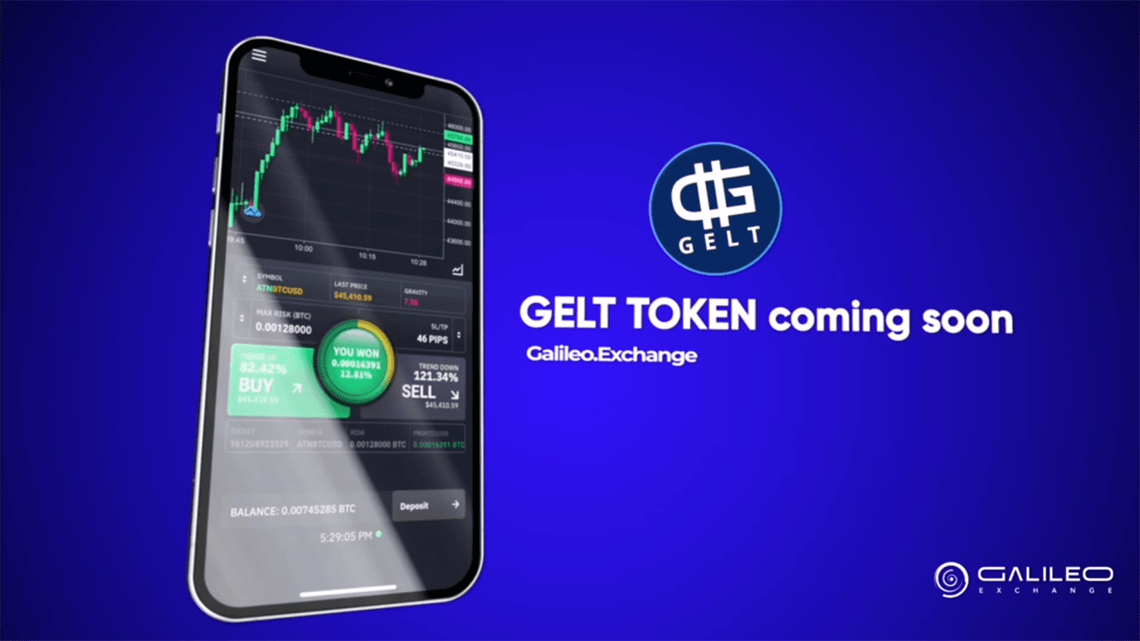 Galileo Exchange Launches Its Native Token, the “GELT”