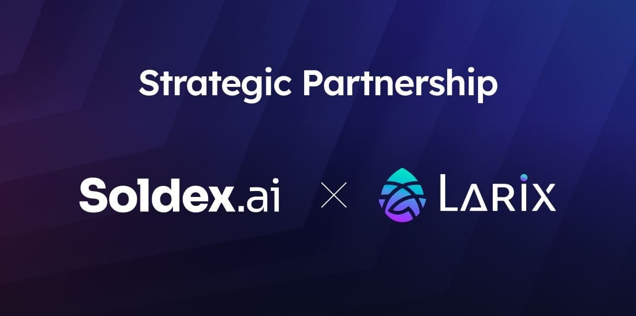 Soldex, Solana-built Decentralized Exchange Partners with Larix Protocol